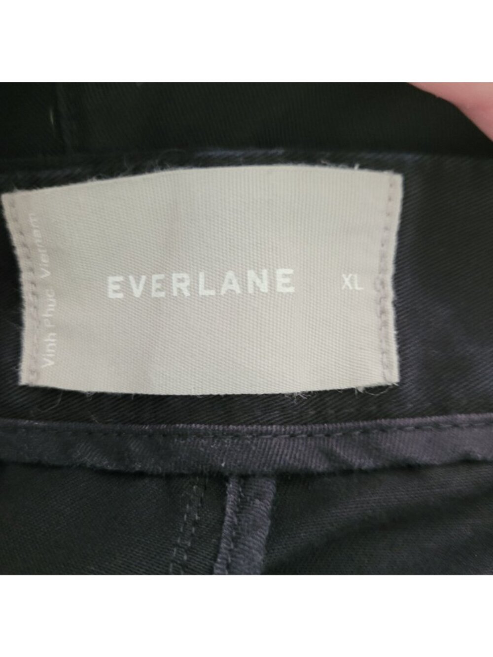 Everlane Shorts Mens Size XL Black Chino 7" Stretch Uniform Adult Preppy Casual - Picture 5 of 6